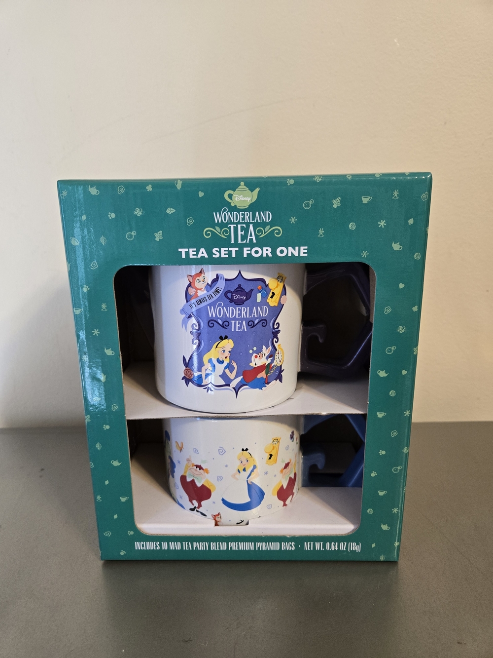 Disney Parks Alice in Wonderland Tea Set for One